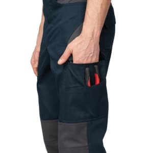 Костюм мужской "Suomi 2020" синий/серый (куртка и брюки)